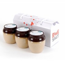 신안 천일염 함초 소금 400g 3개입 선물세트, 함초x3