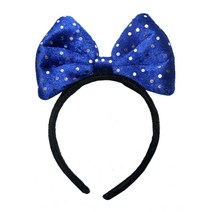 큐티 리본 머리띠 블루 파티 용품 응원 도구 소품, 단품