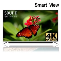 스마트뷰 J50SB 4K UHD TV 사운드바 내장, 벽걸이형 (택배발송)