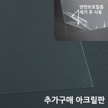 아트홀릭 보석십자수 전용 액자 AT-286 화이트, 02.아크릴판(구성품) 30X30cm