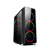 쓰리알시스템 J230 블랙 CP RGB PC케이스