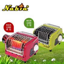 나비아 가스히터 NGH-1200 ( 낚시 등산 휴대용난로 ), 그린, 그린