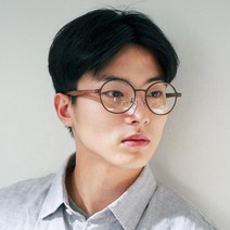 바비수 심플 베이직 동글이 패션 안경 남녀공용 안경테