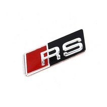 아우디 SLINE 핸들 튜닝 스티커 엠블럼 RS로고, S라인(실버)