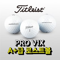 타이틀리스트 PRO V1X 로스트볼 A+급 6구, 단품