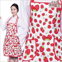 레뷰가운 YAE07 딸기 앞치마 과일가게 카페 가정용 어린이집 유치원 농장체험, YAE09 딸기FREE, 1개