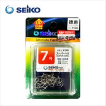 [세이코] 수퍼 헤라 무미늘 민물 붕어바늘 (실버)