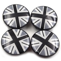 미니쿠퍼 휠캡 엠블럼 스티커형 클립형, 클립형(유니언잭)