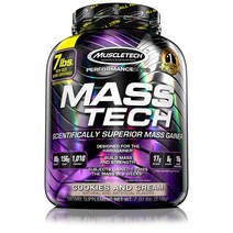 머슬테크 매스 테크 매스 게이너 쿠키 앤 크림, 3.18kg, 1개
