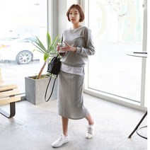갠소 스판이중스커트set 스커트