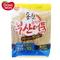 동원 추억의 부산어묵(쫄깃사각) 990g 대용량 오뎅 반찬 볶음 조림 떡볶이 꼬치, 1개
