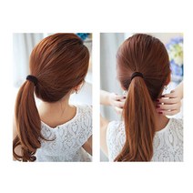 라온텐 짱짱한 머리끈 블랙 10개입