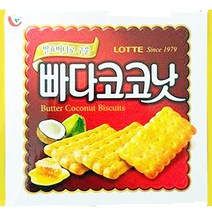 롯데 빠다코코낫 1박스(100gx30각) 쿠키 비스킷 바삭 비스켓 식감 정통유럽식 커피, 1박스