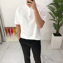 댄디 헨리넥 남자반팔티셔츠
