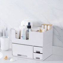 화장품 정리함 정리대 정리 메이크업박스, cb002-화이트