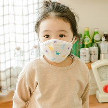 꾸미 디노 사계절용 유아동 입체마스크 필터형