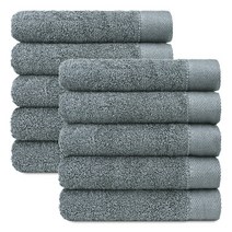 쉬라즈 호텔수건 220g 40수 코마사, 그레이, 10개