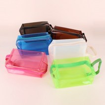 컬러 투명 화장품 파우치