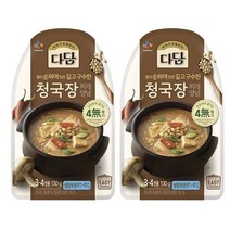 (냉장)다담 청국장찌개양념130x2개, 1세트, 130g