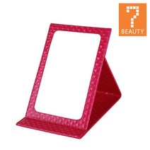 세븐뷰티 미용실 거울 모음(스탠드형) 미용거울, 1개, PK-02 다이아타입-핑크