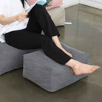 인디 빈백 소파 1인용 빈백소파 스툴쿠션, 스툴쿠션804:차콜
