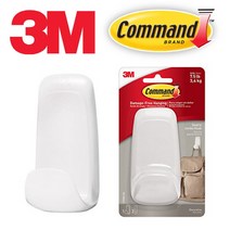 3M 코멘드 강화플라스틱 강력부착 점보후크, 1