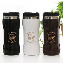 [정민이네샵] 슈퍼댕댕이 스텐텀블러(3종혼합)개띠텀블러, 블루상자, 320ml
