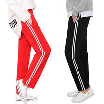 코디제이 남자트레이닝바지 2선기본일자팬츠 밴딩바지 스판바지 츄리닝바지 커플룩