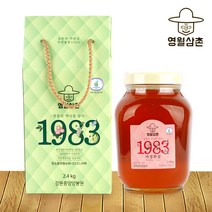 [강원중앙양봉원] 야생화벌꿀 2.4kg(병), 1박스