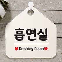 제제데코 안내판 팻말 문패 표지판 059흡연실 오각형, 059흡연실 오각형(포맥스화이트+문구블랙 단면), 1개