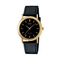 카시오 MTP-1095Q-1A 가죽밴드 남자시계 손목시계