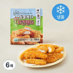 [로켓프레시] 참프레 동물복지 인증 우리쌀 치킨텐더 (냉동), 500g, 6개