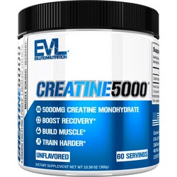 EVLUTIONNUTRITION 크레아틴 5000mg 언플레이버드, 300g, 1개