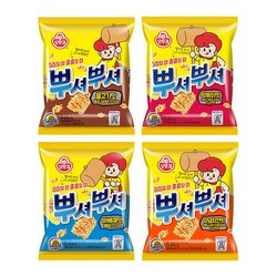 뿌셔뿌셔 양념치킨6+떡볶이맛6+불고기맛6+바베큐맛6 24개입 오뚜기 4종