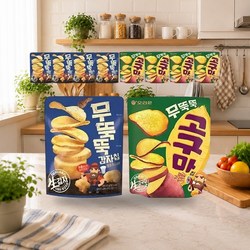 오리온 무뚝뚝감자칩 60g,+무뚝뚝 고구마칩 56g 각5개 (총10개)
