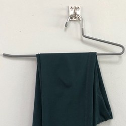 올피노 사무실 논슬립 바지걸이 PVC코팅 1단 그레이 1p