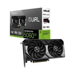 ASUS DUAL 지포스 RTX 5060 TI OC D7 8GB 인텍앤컴퍼니, DUAL 5060 TI OC D7 8GB 인텍