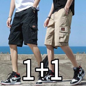 BIKASU 1+1 남자 여름 밴딩 반바지