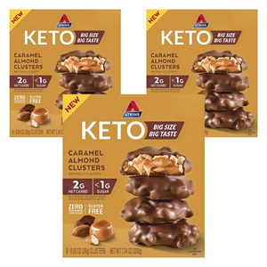 앳킨스 캐러멜 아몬드 클러스터 8개입