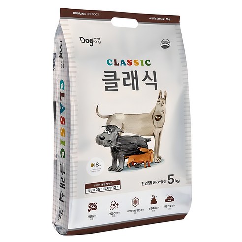 도그랑 전연령 강아지 클래식 건식사료