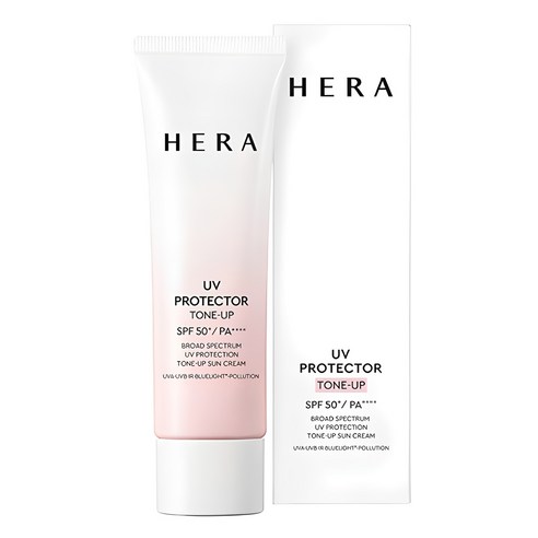 SPF50+ PA++++ 자외선 차단으로 야외 물놀이 전 얼굴과 목에 바르기 좋은 톤업 선크림입니다. - 1