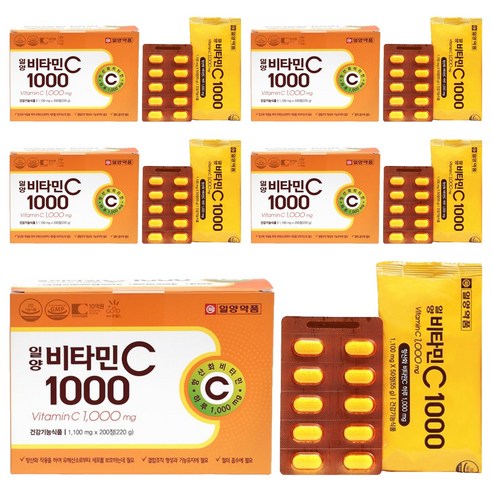 일양약품 비타민C1000, 5개, 200정