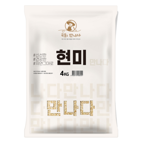 곡물을만나다 국산 현미, 4kg, 1개