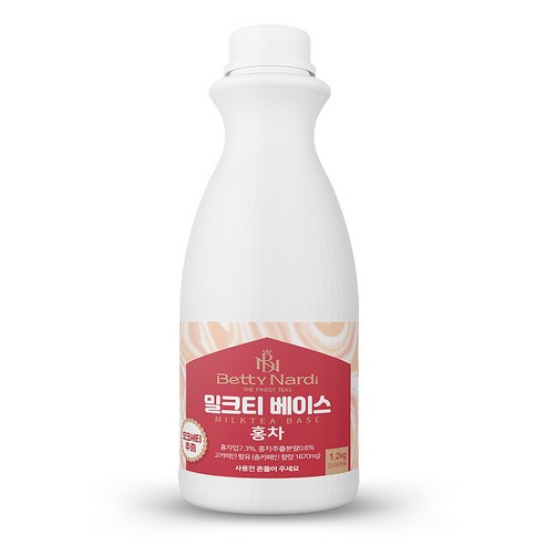 베티나르디 밀크티 베이스 홍차, 1.2kg, 1개