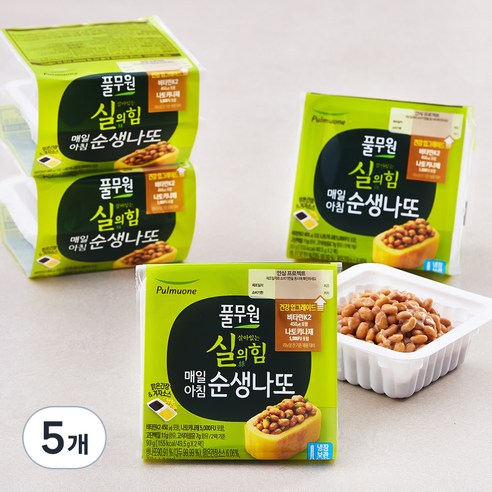 풀무원 실의 힘 매일아침 순생나또