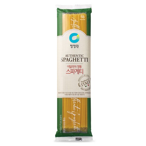 청정원 이탈리아 정통 스파게티면