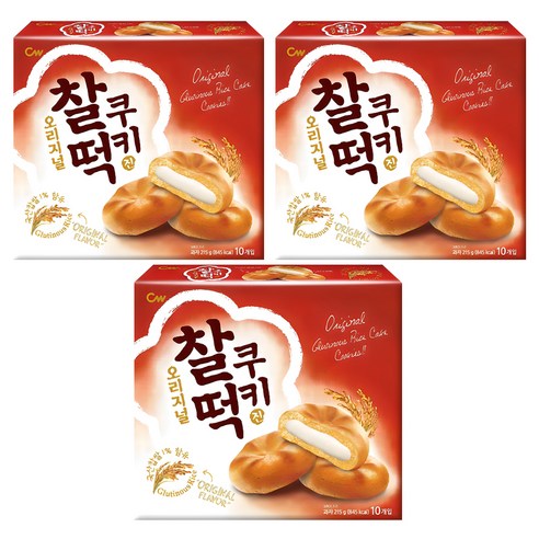 청우식품 찰떡쿠키 오리지널 10개입