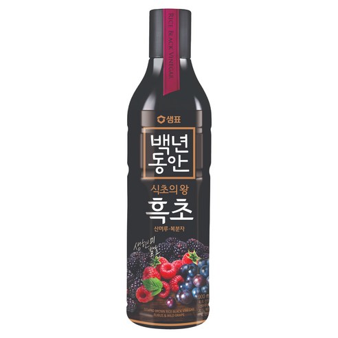 샘표 백년동안 산머루 복분자 현미발효 흑초