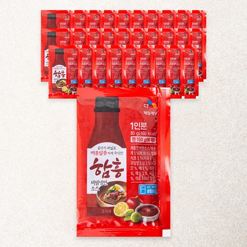 [로켓프레시] CJ제일제당 함흥 비빔냉면 소스, 85g, 30개