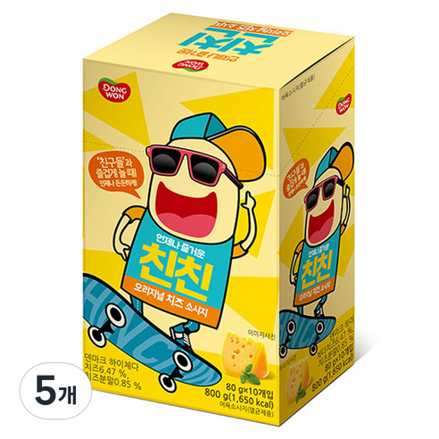 동원 친친 오리지널 치즈소시지 10p